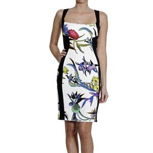 Just Cavalli Sleeveless Sheath Flower Dress